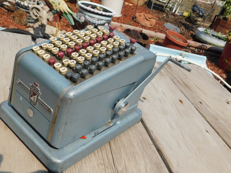 Hedman Company Check Protector Printer Machine, Vintage Office, Vtg ...