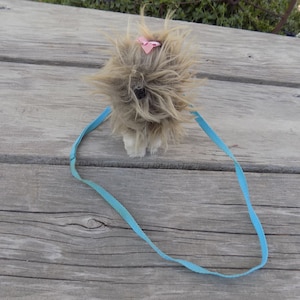 Battat Yorkshire Terrier Dog on Leash, Plush Dog, Vintage Stuffed Animals, Memories, Gift, Prop, Daysgonebytreasures *y