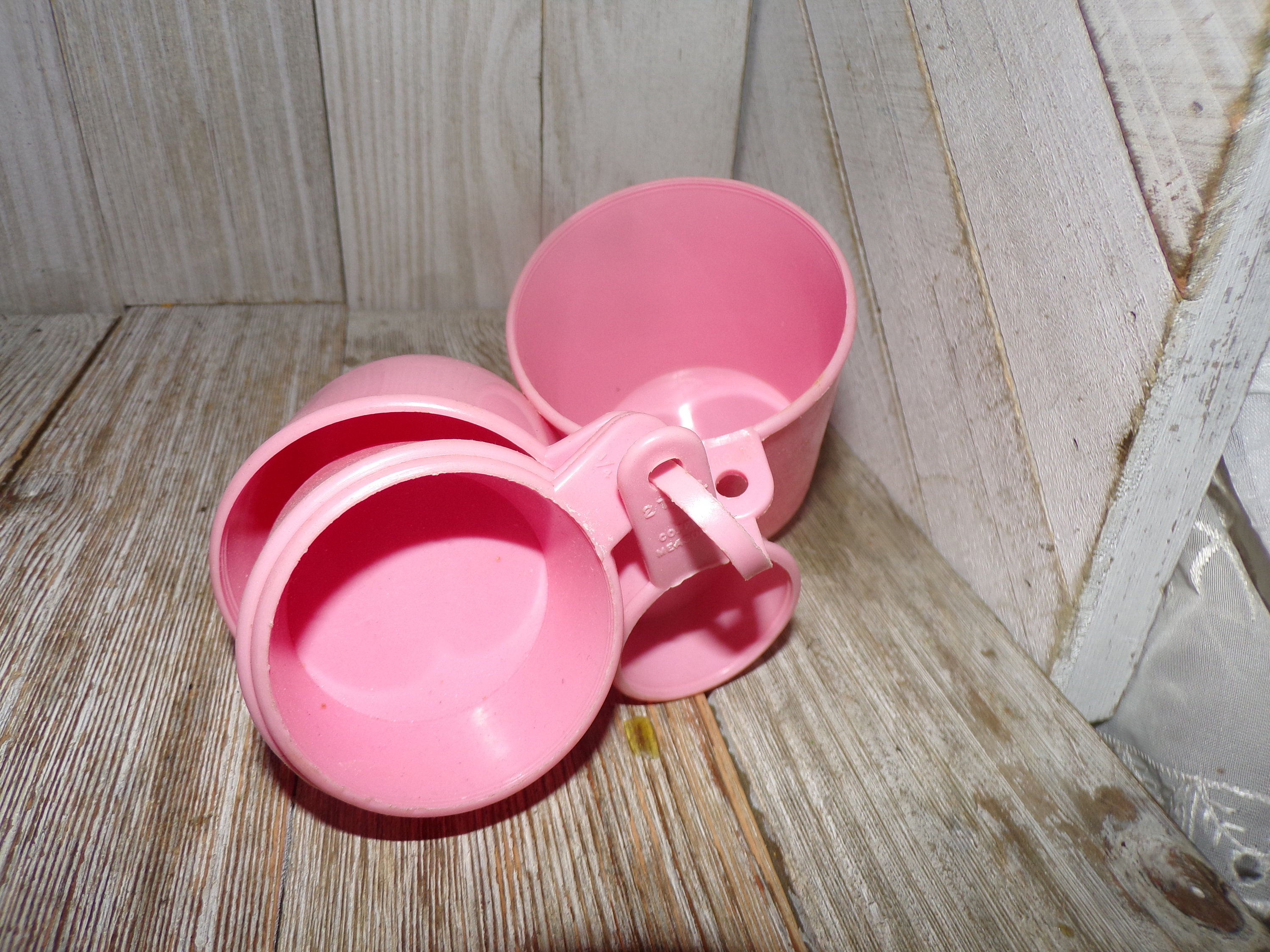 Measuring Cups and Measuring Spoons Cute Pink Set of 8pcs