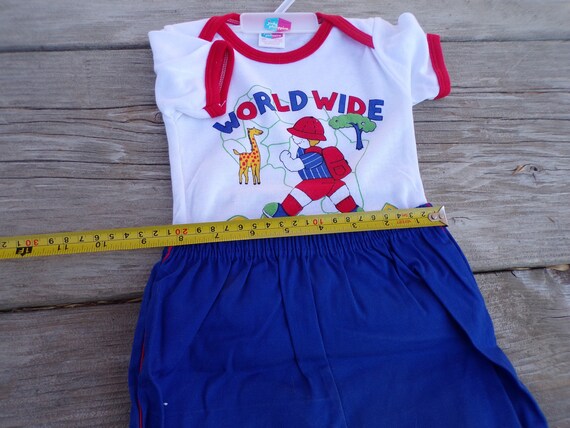 Vtg Short Set, Childs New Old Stock Short Set, Wo… - image 5