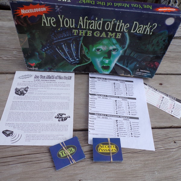 Vtg Are You Afraid of the Dark GAME BOARD ONLY Vintage Replacement Game Board Pieces, Crafts, Memories, Gift, Prop, Daysgonebytreasures