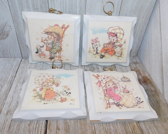 Little Children Pictures wall Hanging,  Childrens Room Decor, Home Decor, Farmhouse Decor, Gift, Prop, Daysgonebytreasures