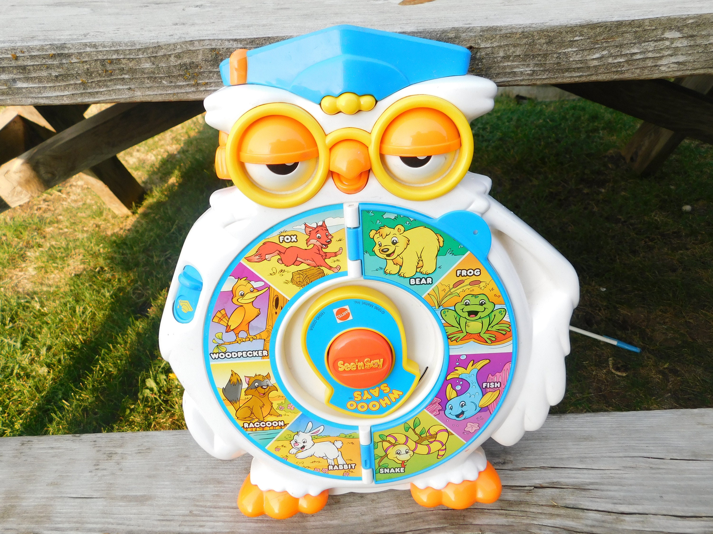 Whooo Says Owl See N Say Mattel Vintage Mattel See N Say Etsy