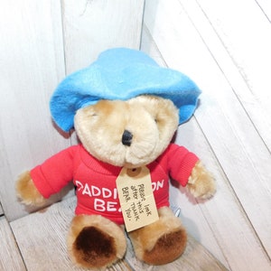 Paddington Bear, Eden Toys Paddington Stuffed Plush Bear 1981, Vintage Teddy Bear, Vintage Bear, Vintage Stuffed Toys, :shc image 1