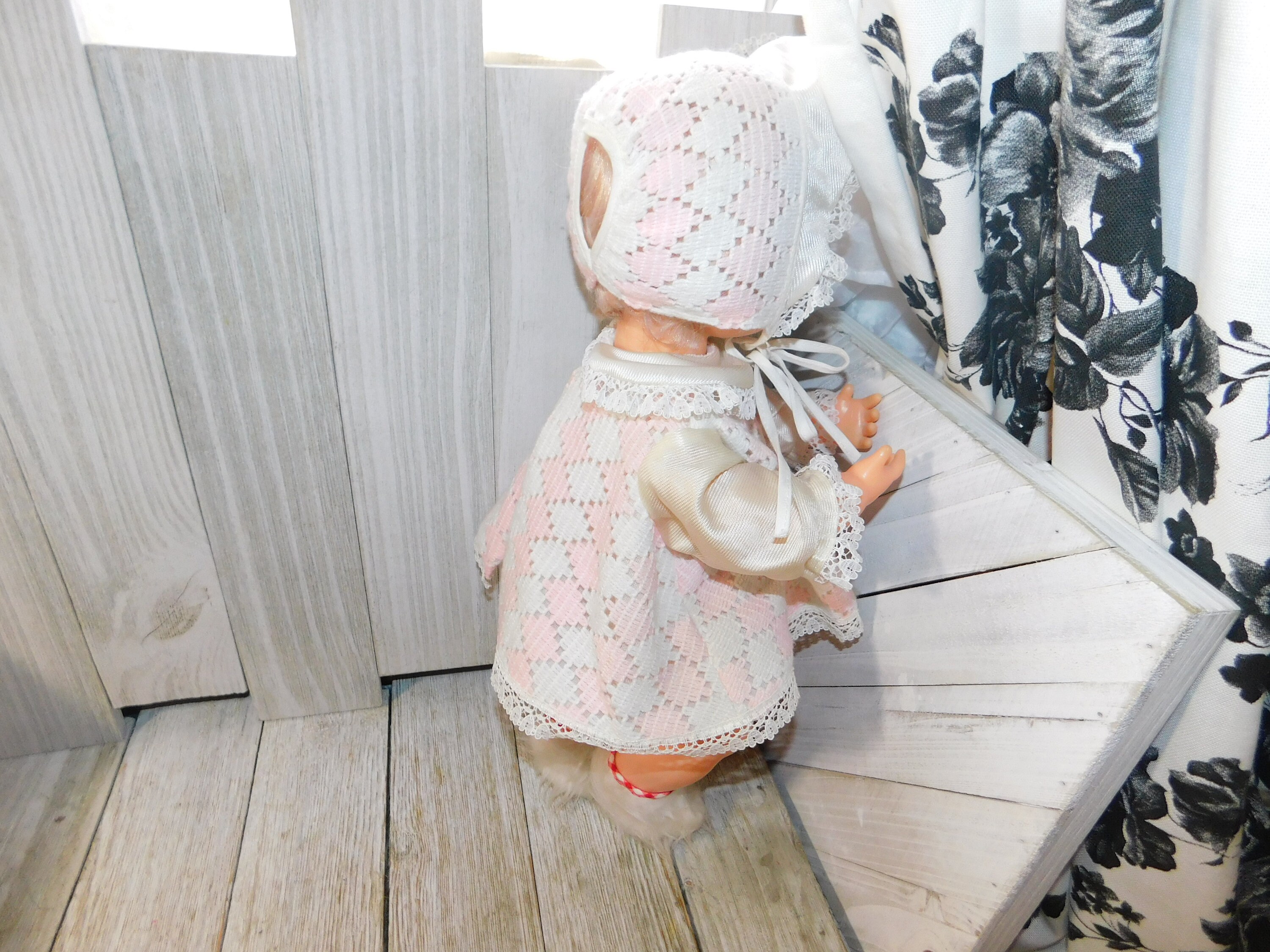 Vintage Rare Music Box Rocking Baby Doll Vintage Musical Etsy