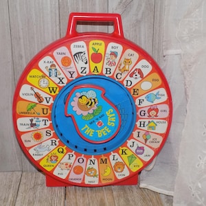 See N Say The Bee Says, Mattel Pull String, Talking Toys, Memories, Gift, Prop, Daysgonebytreasures *y