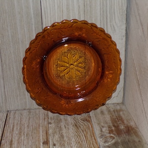 Ash Tray, Tan Brown Carnival Glass Ash Tray, Vtg Ash Tray, Coffee Table Ashtray, Glass Ashtray Memories, Gift, Prop, Daysgonebytreasures **y