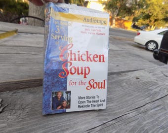 Chicken Soup for the Soul Audiotape 3rd Serving Jack Canfield Mark Victor Hansen Cassette Tape Bk Audio Bk Gift Prop  Daysgonebytreasures