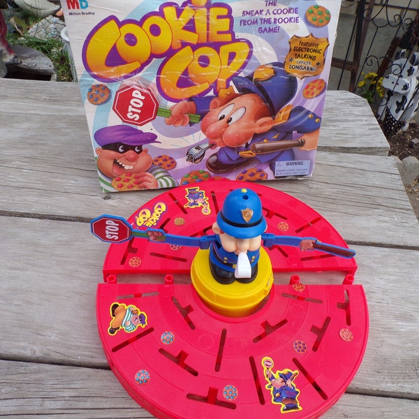 Vtg Cookie Cop 1997, Milton Bradley Replacement Pieces Pick the Piece, Game Board Pieces, Gift, Prop, Memories, Daysgonebytreasures