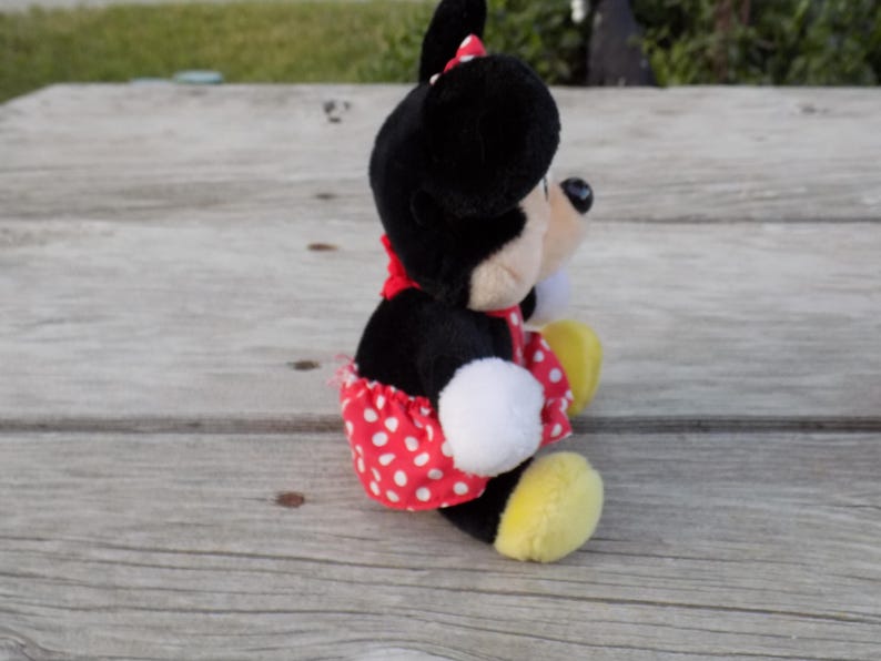 Minnie Mouse Plush, Vintage Plush, Vtg Stuffed Animals, Small Minnie Mouse, Memories, Gift, Prop, Daysgonebytreasures * image 9