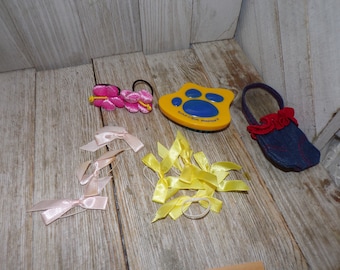 Build A Bear Clothing, Bear Clothes, Brush, Bows, Ribbons, Purse,  Doll Clothes, Memories, Gift, Prop, Daysgonebytreasures *y
