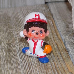 モンチッチ海軍帽子キャラクターランプ Monchhichi Baseball - Etsy
