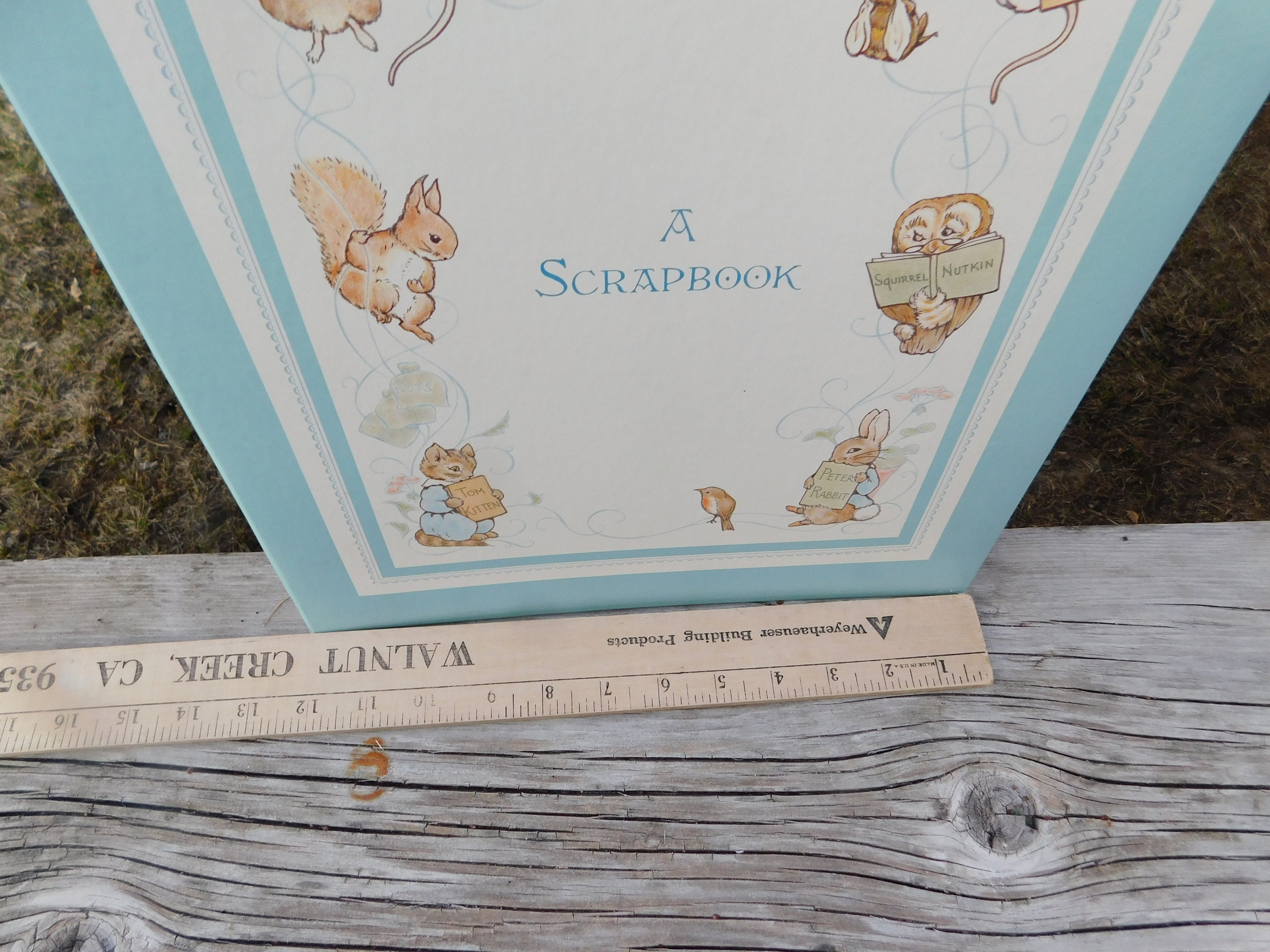 Vintage Peter Rabbit Scrap Book Album Peter Rabbit Baby Etsy