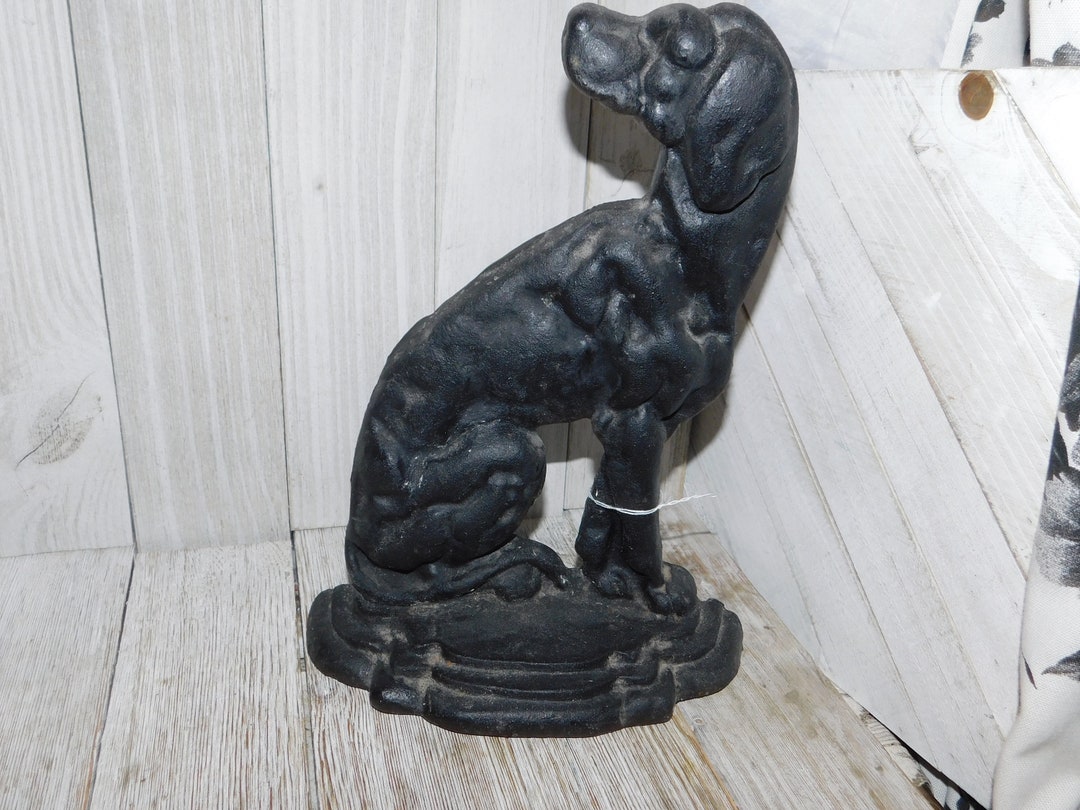 Vintage Dog Cast Iron Door Stop, Vintage Door Stop, Vintage Dog, Door