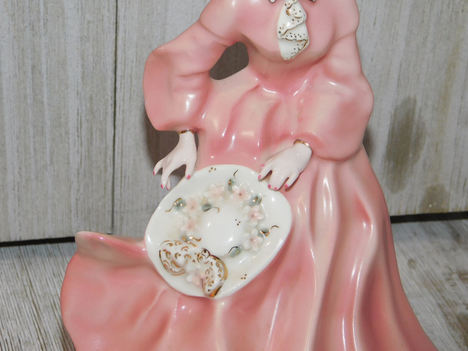 Vtg Florence Ceramics Grace in Pink Lady Figurine Pasadena Etsy