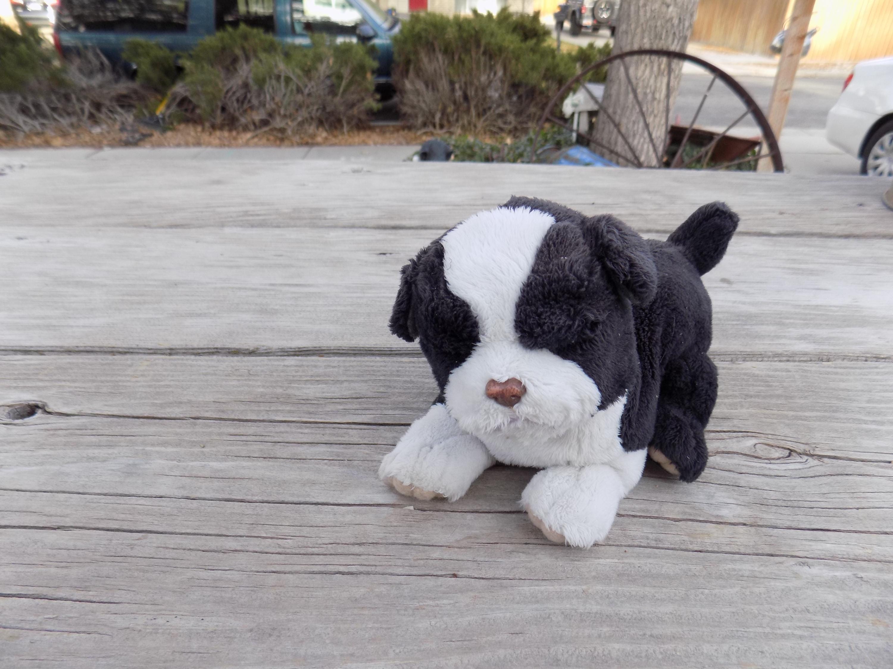 Furreal Friends Puppy Dog Black White 2003 WORKS Toy Puppy, Vtg