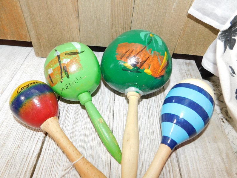 Maracas Musical Shakers Rattles Cayman Islands Mexico Etsy