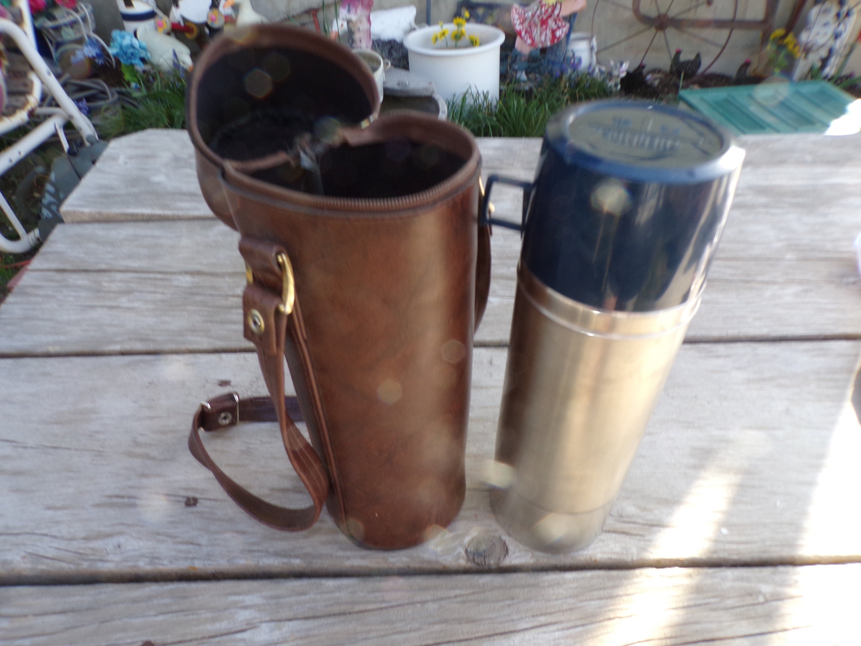 Vintage Wide Mouth Red Brown Plastic Thermos Insulated/vacuum Sealed Jar  Camping/hiking/lunch Bag Model 5002 Sold Separately -  Sweden