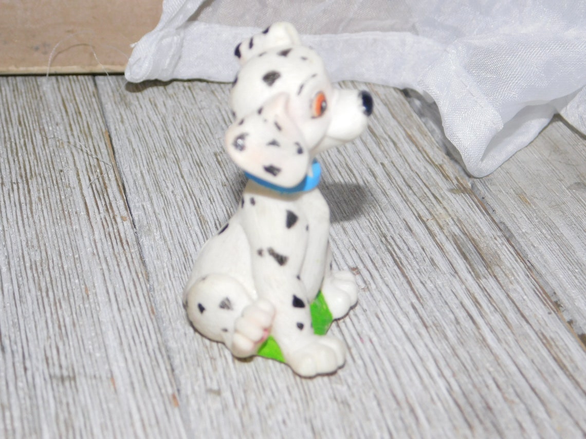 101 Dalmatian Dog Figure Vintage Disney Toys Vintage 101 Etsy