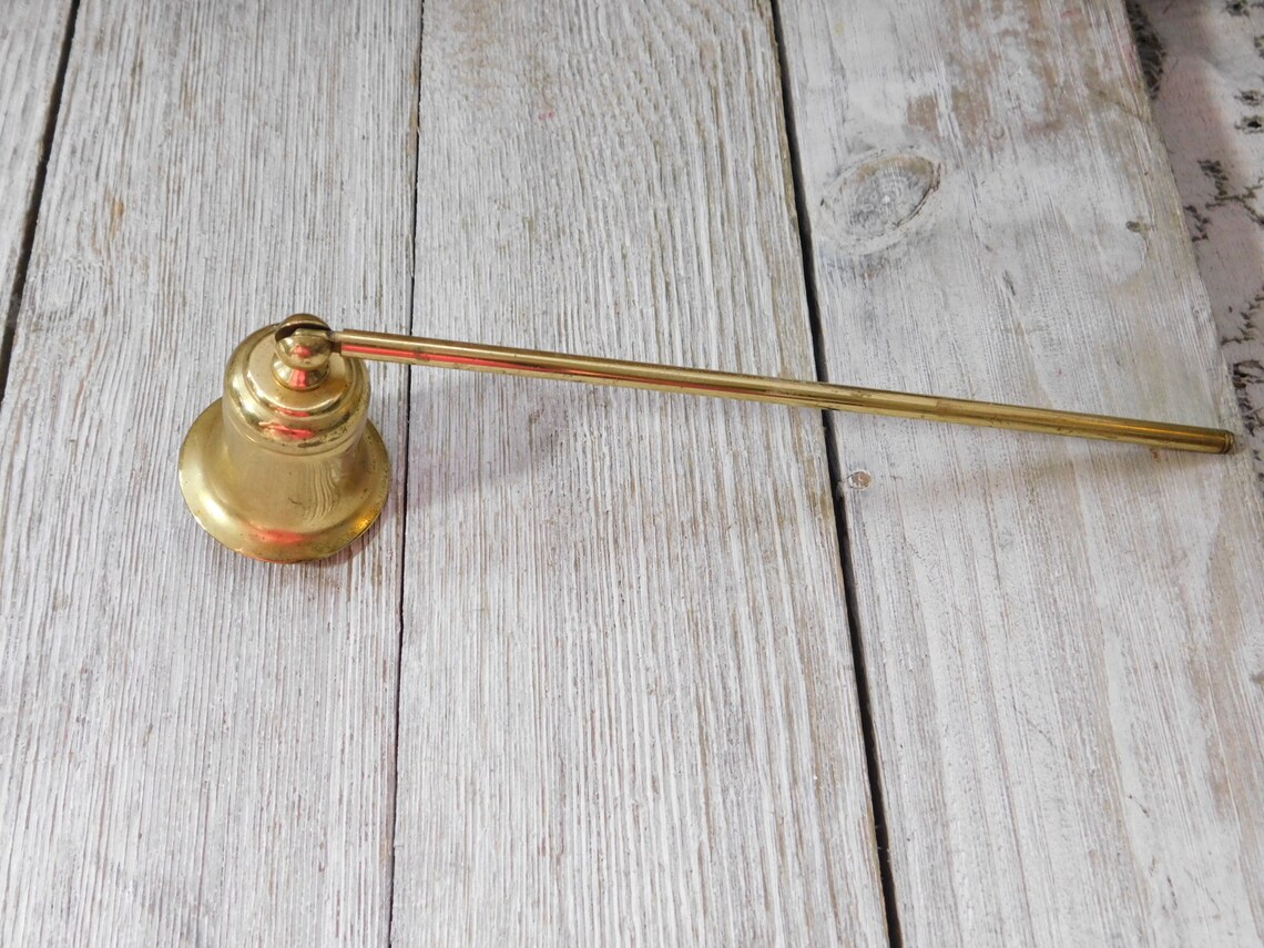 Brass Candle Snuffer Long Handle Candle Snuffer Candles Etsy