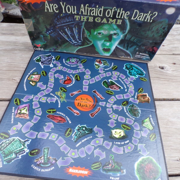 Vtg Are You Afraid of the Dark GAME BOARD ONLY  Vintage Replacement Game Board, Crafts, Memories, Gift, Prop, Daysgonebytreasures