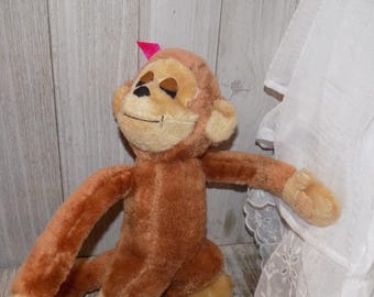 Mono DAKIN HUGGER, peluche vintage de 1975, animales de peluche vintage, recuerdos, regalo, utilería, Daysgonebytreasures *y