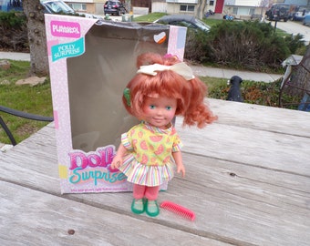 Dolly Surprise still Has the Box, Playskool, Vtg Doll, Growing Hair Doll, Memories, Gift, Prop, Daysgonebytreasures, *y