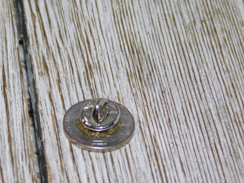 Nickle Push Back Button gift idea, Vintage Pin Nickle Vintage Nickle Pin 1974 Vintage jewelry