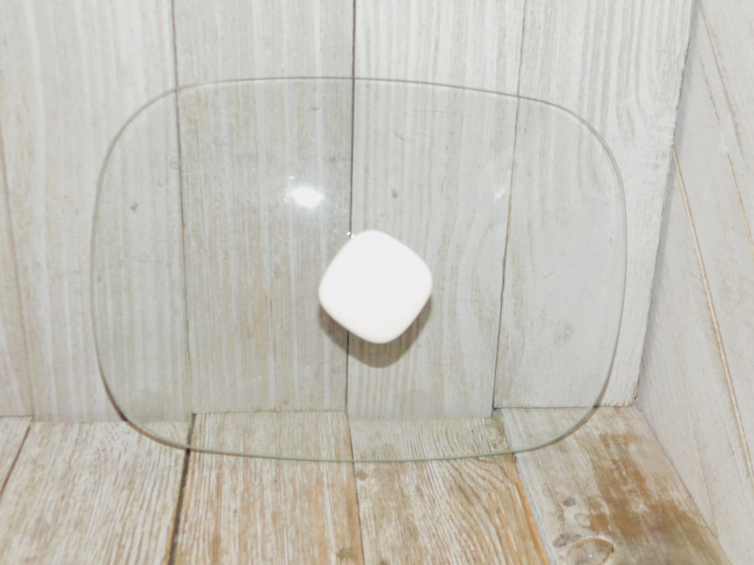 Vtg Glass Replacement Lid Rectangle Lid for Pot Casserole Lid Clear
