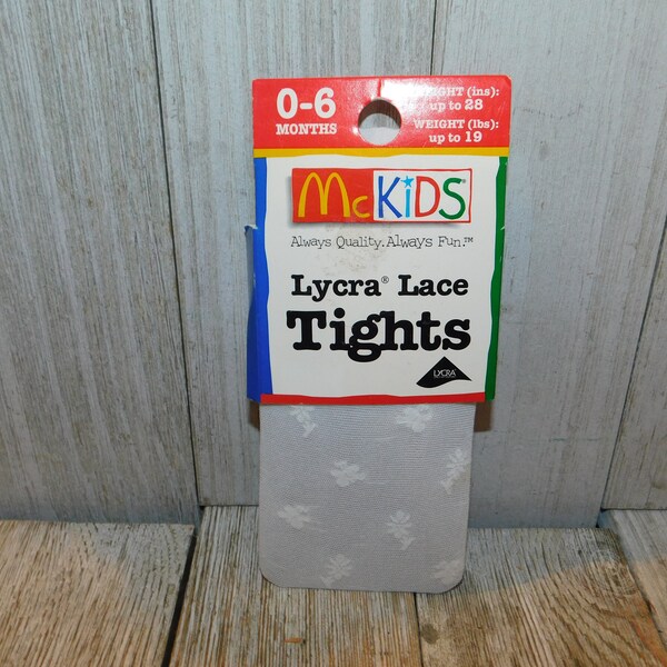 Vintage McKid Tights Unopen Package, Size 0-6 Months, Vintage Baby Tights, New Old Stock, Memories, Gift, Prop, Daysgonebytreasures, *