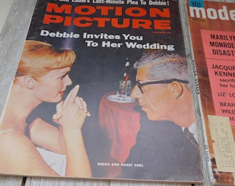 Vtg Vintage Modern Screen Magazine March 1962 Oct 1962 Oct 1960 Jan 1961 Elvis Marilyn Monroe Jacqueline Kennedy Daysgonebytreasures *