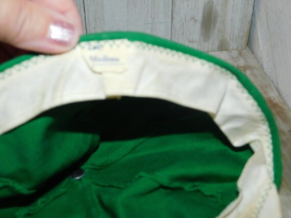 Childs Green Medium Baseball Cap, Green Baseball Cap,  Baseball Cap, Vtg Baseball Cap, Vtg Cap,  Memories, Gift, Daysgonebytreasures * View 4