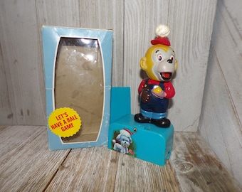 Let's Have a Ball Game w Box, Vintage Toy, Battery Toy, Action Toy, Vtg home Decor, Gift, Prop, Memories, Daysgonebytreasures *
