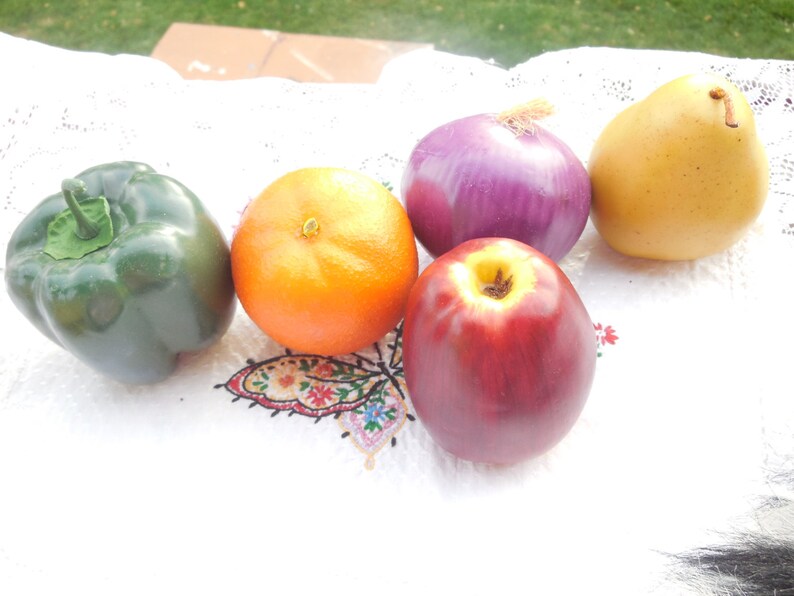 Imitation Mixed Fruit and Vegetables Bowl Fillers Great for Etsy