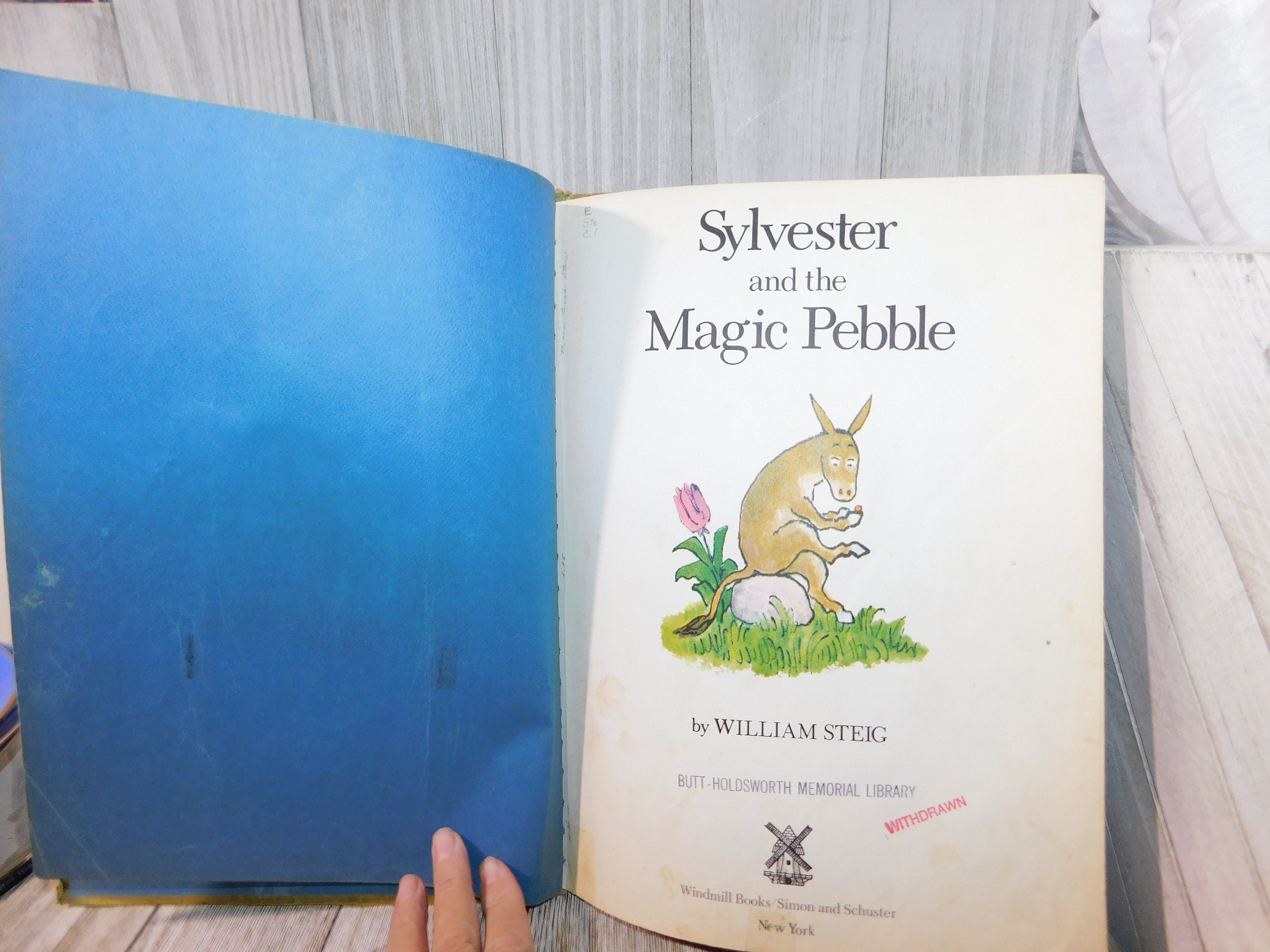 Sylvester and the Magic Pebble Hardcover Book, by William Steig