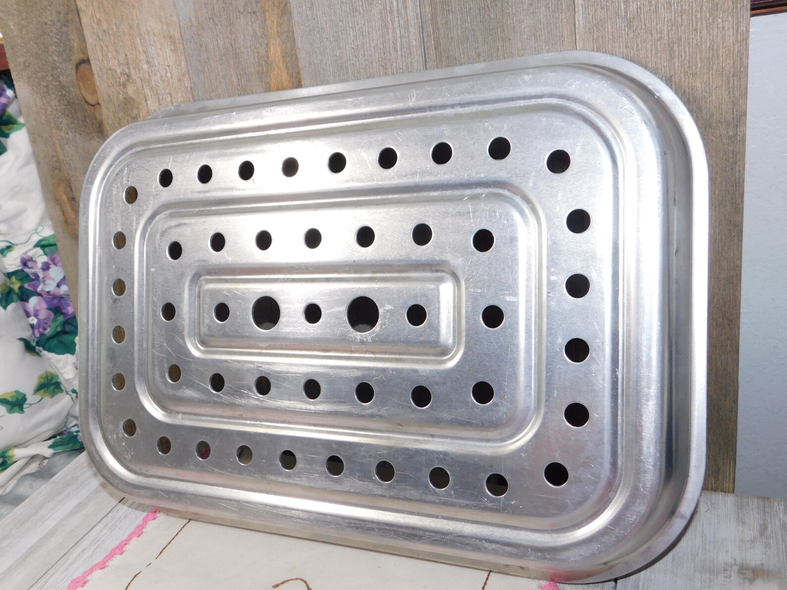 Roasting Pan Middle to 3 Piece Roasting Pan Vintage Roasting Etsy