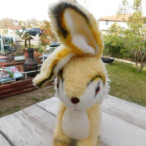 Bunny Stuffed, Vintage Stuffed Yellow Bunny, Vintage Stuffed Rabbit, Bunny, Rabbit, Vintage Toys, Memories, Daysgonebytreasures **y