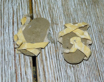 Doll SANDLES FOR REPAIR  Doll Shoe, Vintage Doll Clothes, Vintage Doll Shoes, Toy Doll Shoes, Doll Clothes, Daysgonebytreasures *y