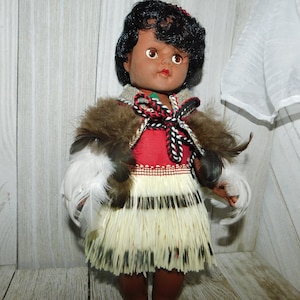 New Zealand Doll Rubber Doll, Vtg Doll, Indian Doll, Rubber Doll, Toys, Thanksgiving Memories, Gift  Memories Daysgonebytreasures **