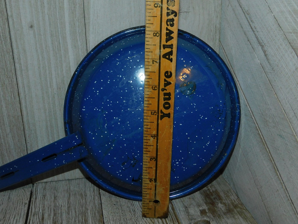Vintage Enamel Small Pan Vintage Enamel Pan Kitchen Décor Etsy