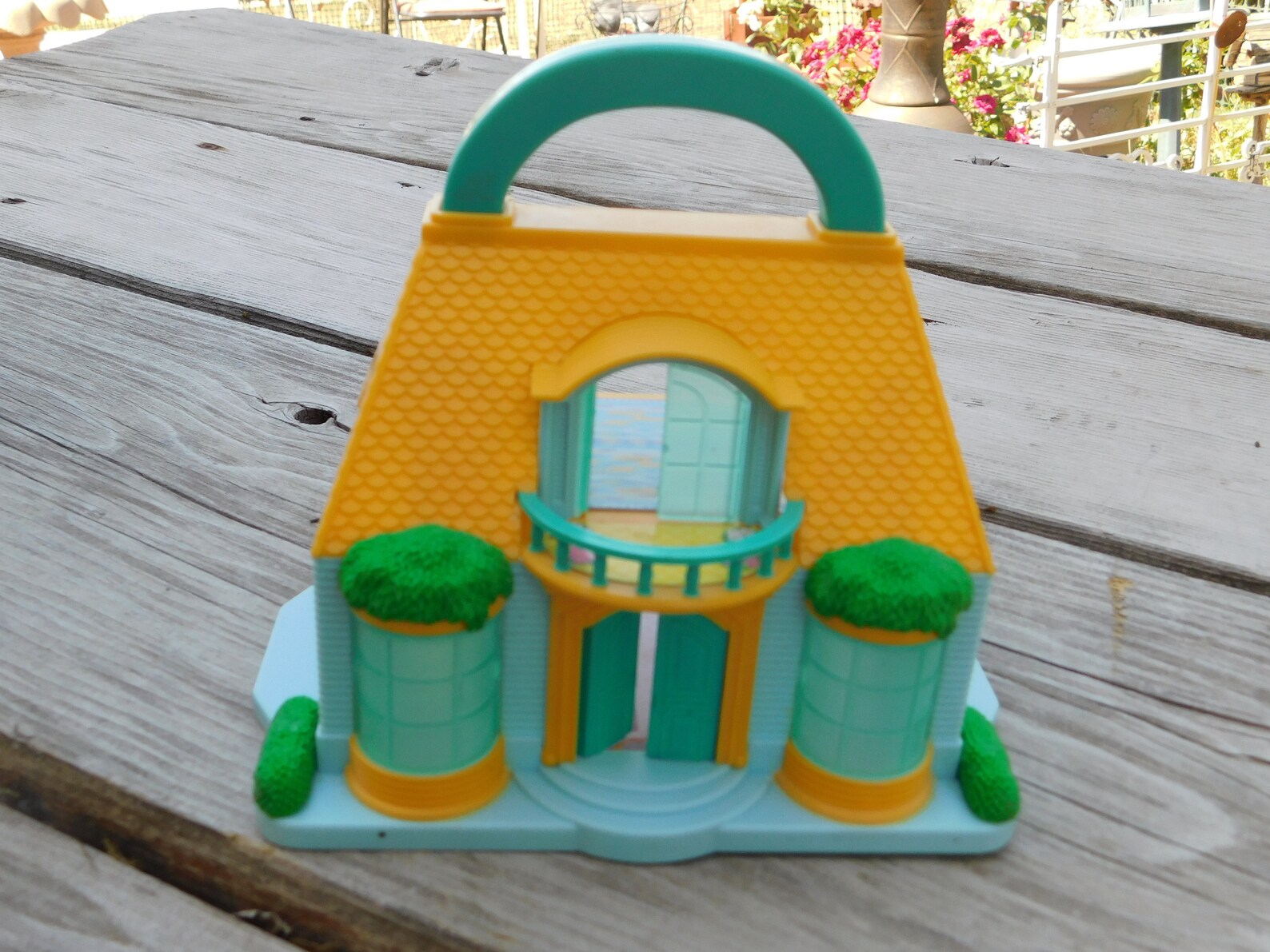 Vtg Little Blue Box Doll House Tiny Dolls House Vintage Doll Etsy