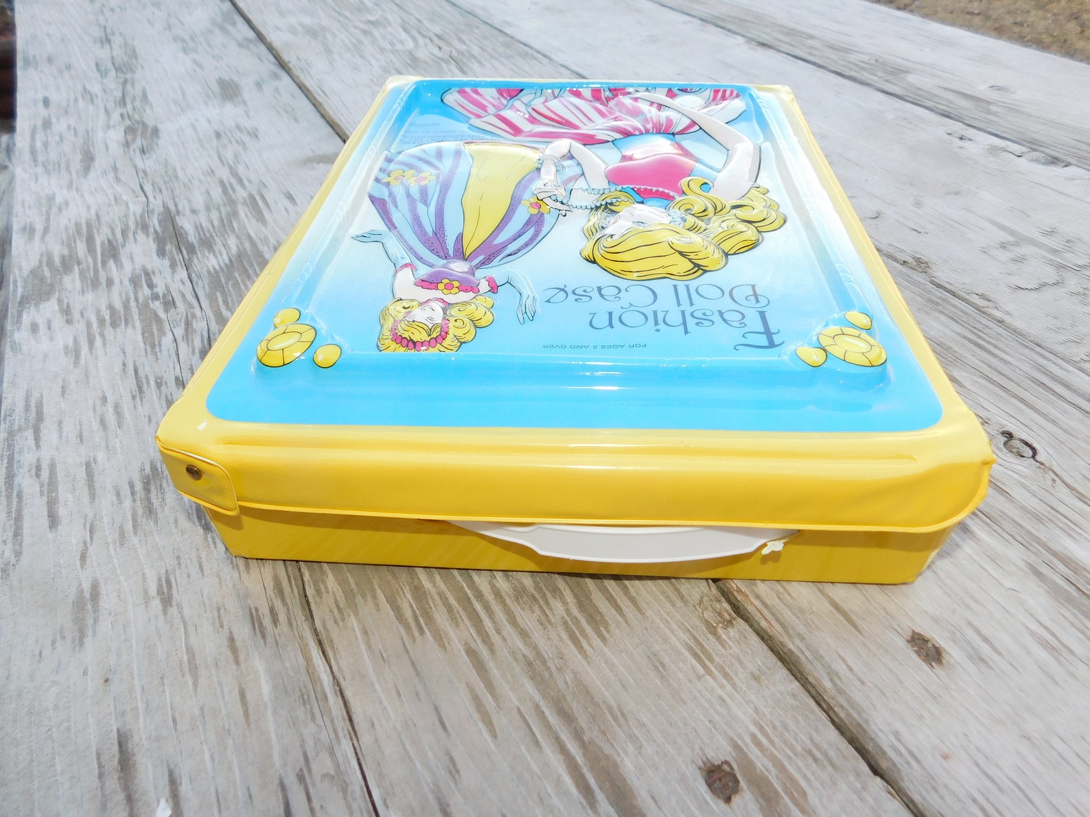 Vintage Fashion Doll Case Vintage Doll Case Yellow Doll Etsy