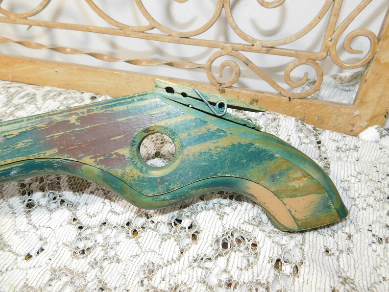 Vintage Rubber Band Gun Wood Vintage Wood Gun Western Décor Etsy