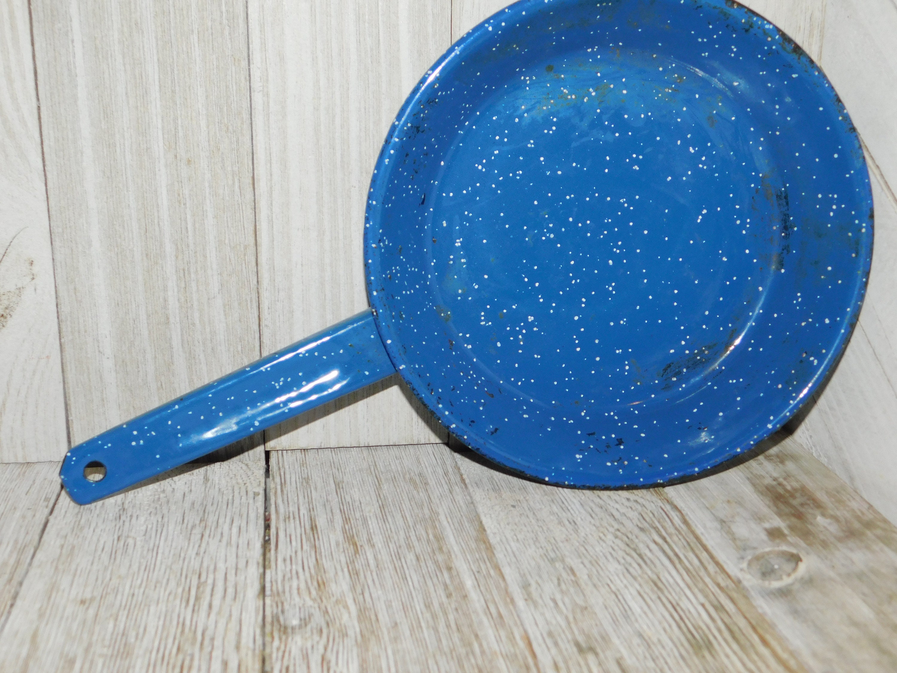 Vintage Enamel Small Pan Vintage Enamel Pan Kitchen Décor Etsy