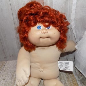 Cabbage Patch Doll, Red Hair, Ponytail, Blue Eyes, Roberts Xavier