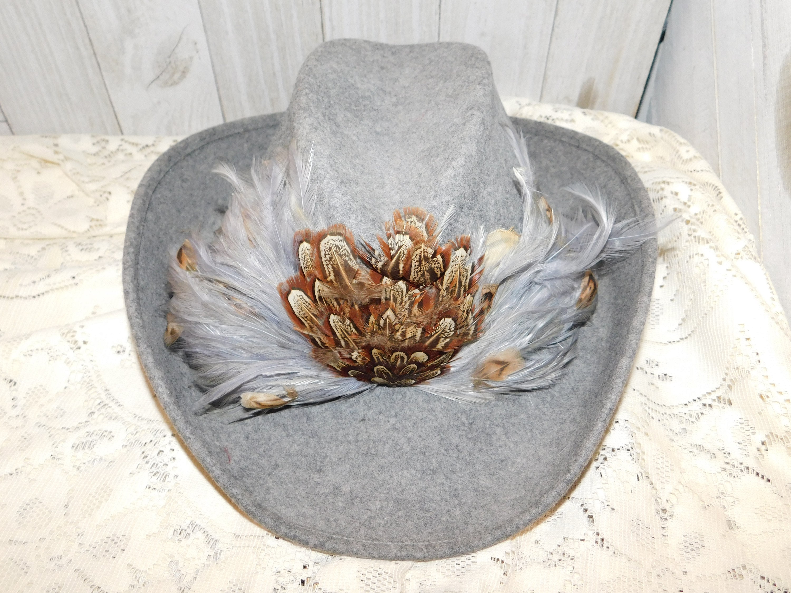 Vintage Stetson Western Felt Hat - Etsy