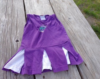 Jazz Little Girl Dress Cheerleader Jazz Dress, Basket Ball Dress, Vtg Girls Clothing, Memories, gift Prop, Daysgonebytreasures