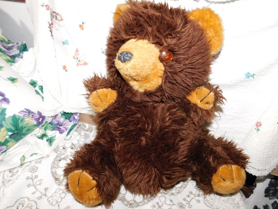brown fluffy teddy bear