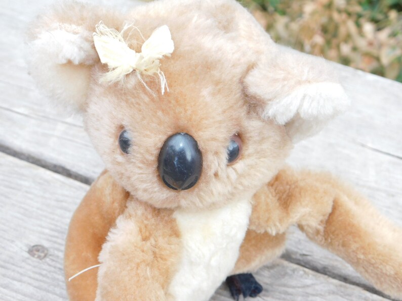 vintage koala bear stuffed animal