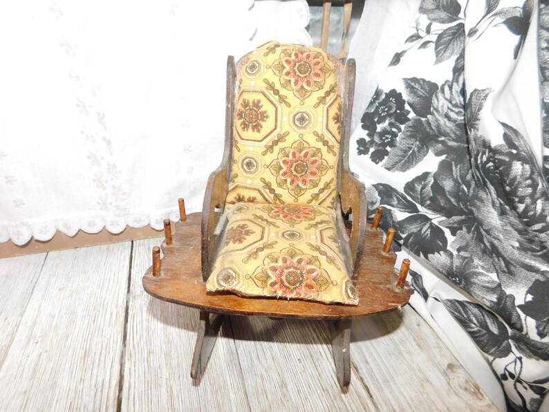 Sewing Pin Coushion and Thread Holder Sewing Rocking Chair Etsy